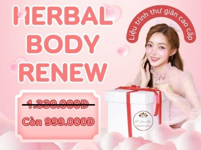 Herbal Body Renew – Liệu Trình Thư Giãn Cao Cấp 120 Phút Tại K’ Anna Spa