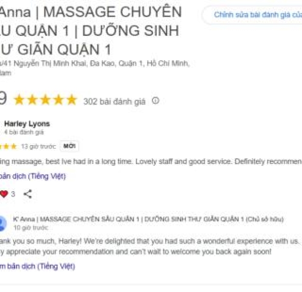 Khám phá trải nghiệm dịch vụ tại K’Anna Spa – Spa uy tín ở Tp/HCM. Massage thư giãn, chăm sóc da mặt, gội đầu massage thảo dược. Đặt lịch ngay để được ưu đãi!